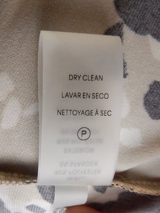 Calvin Klein Taupe/Black/White Sleeveless Knotted V-Neck Career Shell Extra Sm - Picture 11 of 11